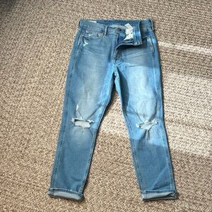 GAP Light Blue Distressed Boyfriend Jeans